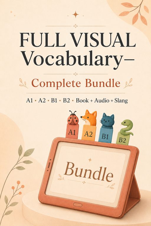 Complete Visual Russian Bundle — 4 books covering A1 to B2 levels