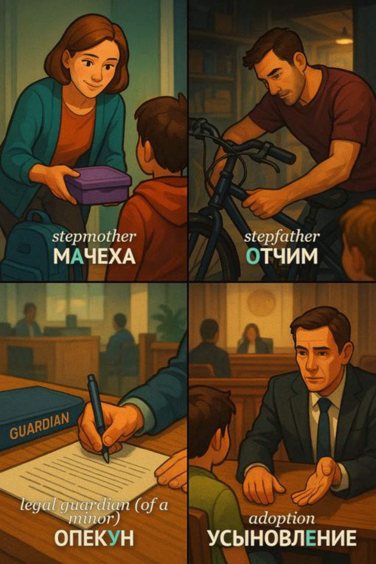 Russian B2 Vocabulary Sample - Family and Society